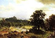 Albert Bierstadt Day-s_Beginning oil painting on canvas